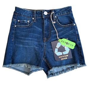 Indigo Rain Jean Shorts Size 1